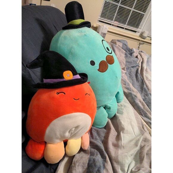 Squishmallows 12-Inch Fancy Octopus - Add Zobey to Your Squad, Ultrasoft Stuffe - Picture 14 of 15